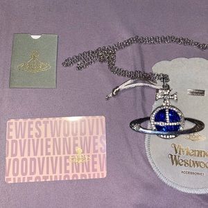 Vivienne Westwood big gem necklace